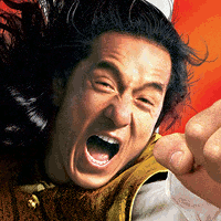 Jackie Chan's face